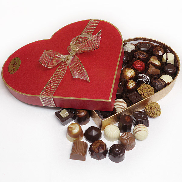 Valentines Chocolate Heart Boxes
